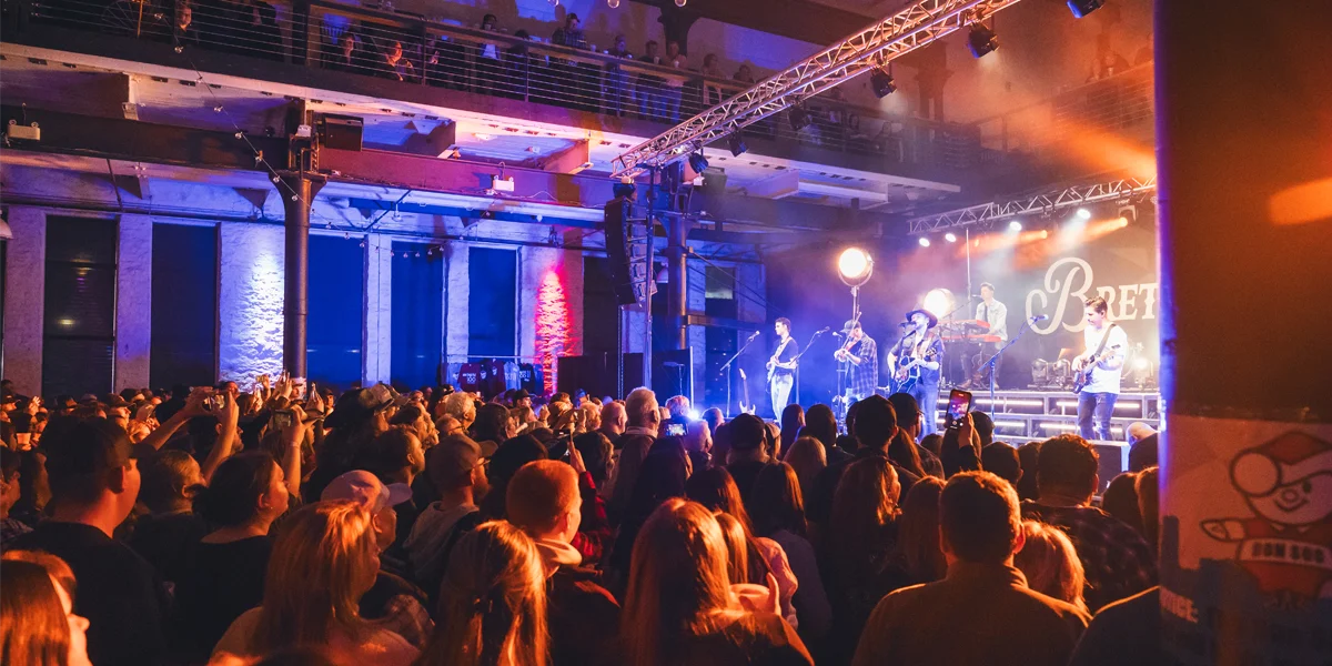 A concert at the Machine Shop