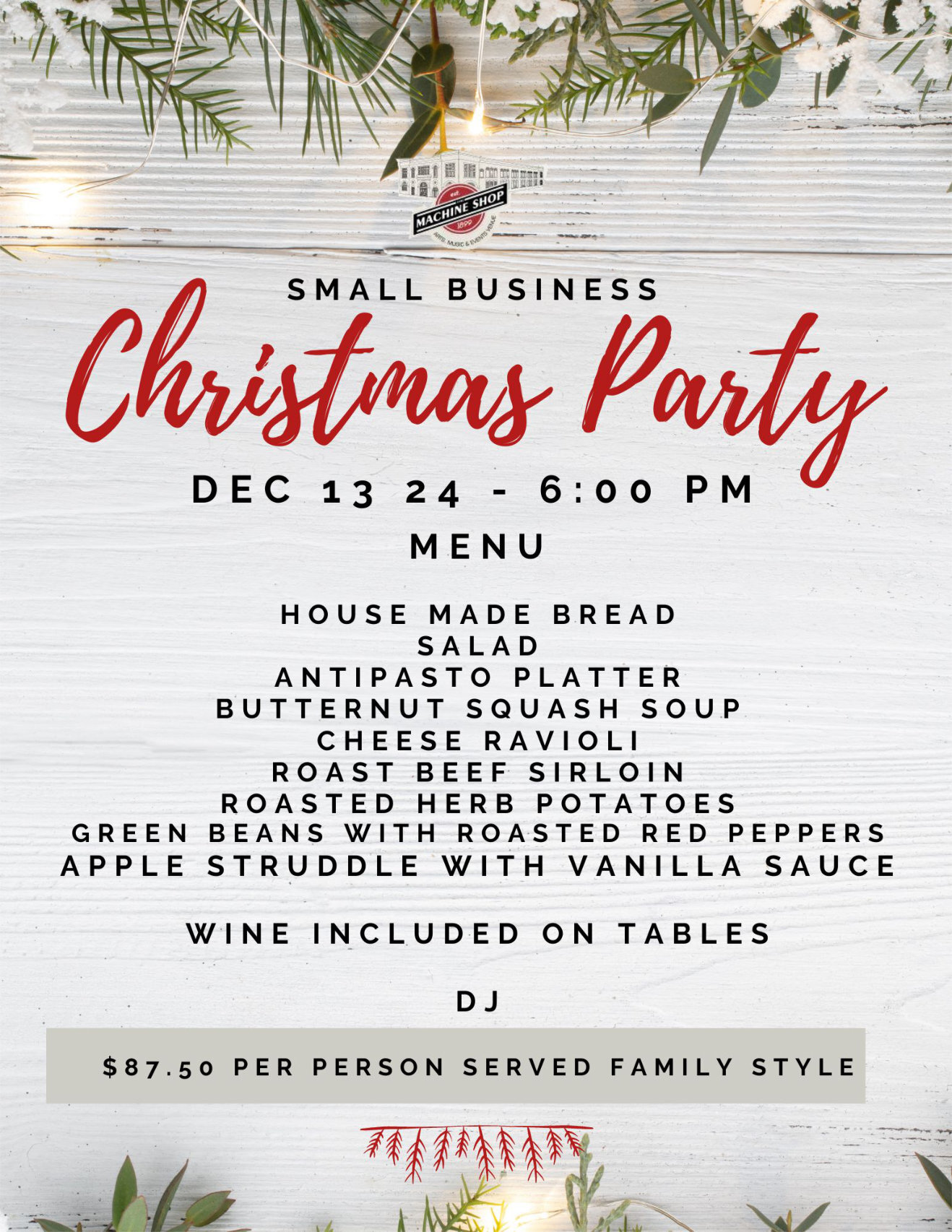 Small Business Christmas Party