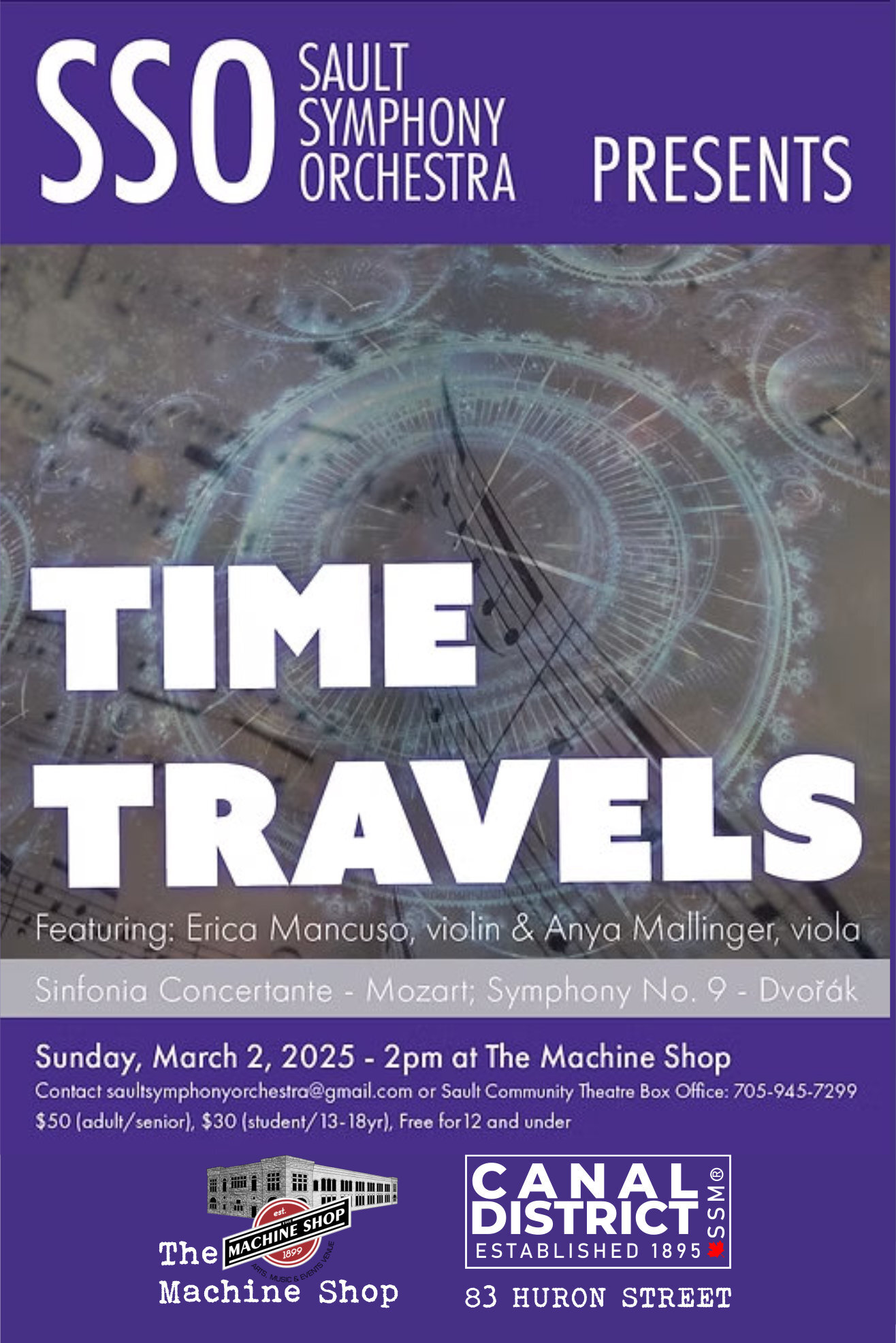 Sault Symphony Orchestra presents Time Travels