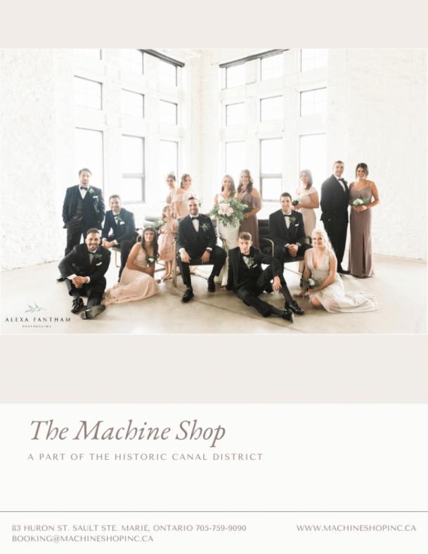 The Machine Shop Wedding Packages Preview Image